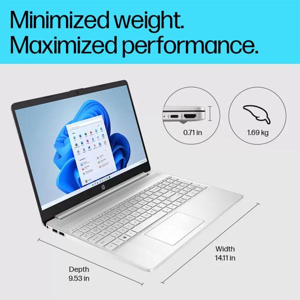 Buy HP Intel Core i3 12th Gen - (8 GB/SSD/512 GB SSD/Windows 11 Home & With MS Office) 15s-fq5185TU Laptop - Vasanth and Co